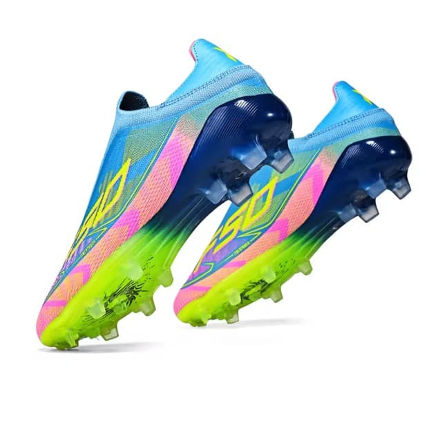 Pro-Level Soccer Speed Cleats: Adidas F50, Stylized Laceless Boots, and Agile Multi-Studded Turf Sho