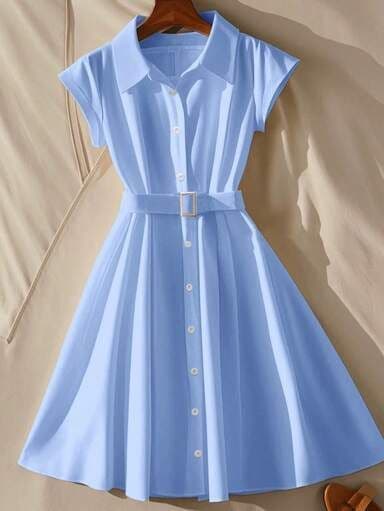 Cinched Waist V-Neck Maxi Dress